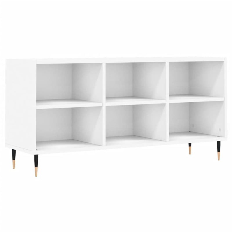 Tv-meubel 103,5x30x50 cm bewerkt hout wit MeubelReus