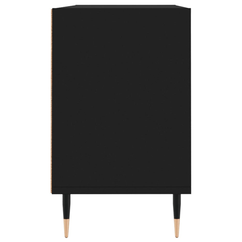 Tv-meubel 103,5x30x50 cm bewerkt hout zwart MeubelReus
