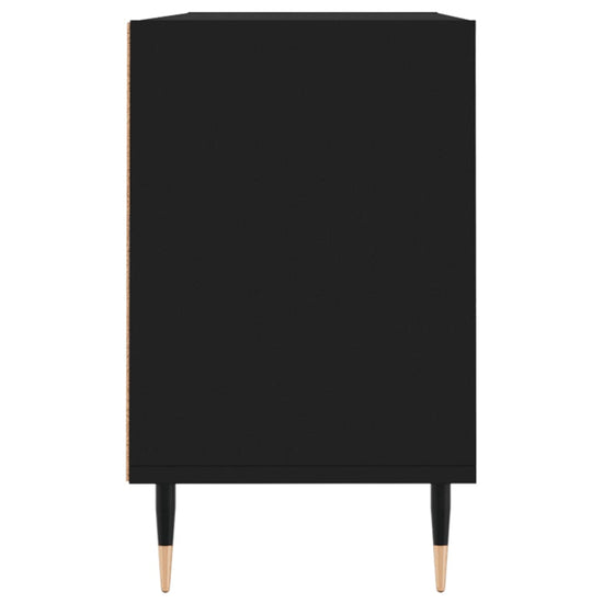 Tv-meubel 103,5x30x50 cm bewerkt hout zwart MeubelReus