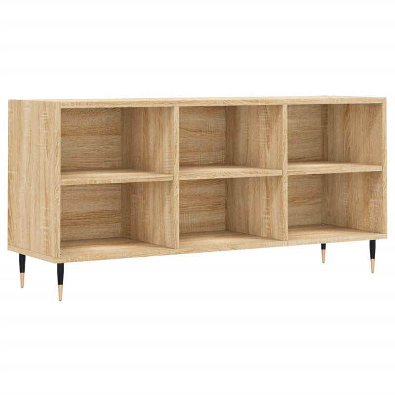 Tv-meubel 103,5x30x50 cm bewerkt hout sonoma eikenkleurig MeubelReus
