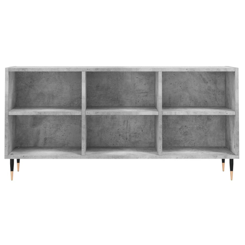 Tv-meubel 103,5x30x50 cm bewerkt hout betongrijs MeubelReus