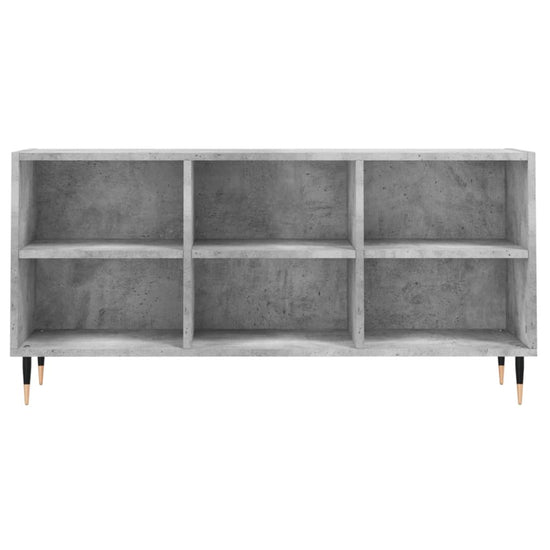 Tv-meubel 103,5x30x50 cm bewerkt hout betongrijs MeubelReus