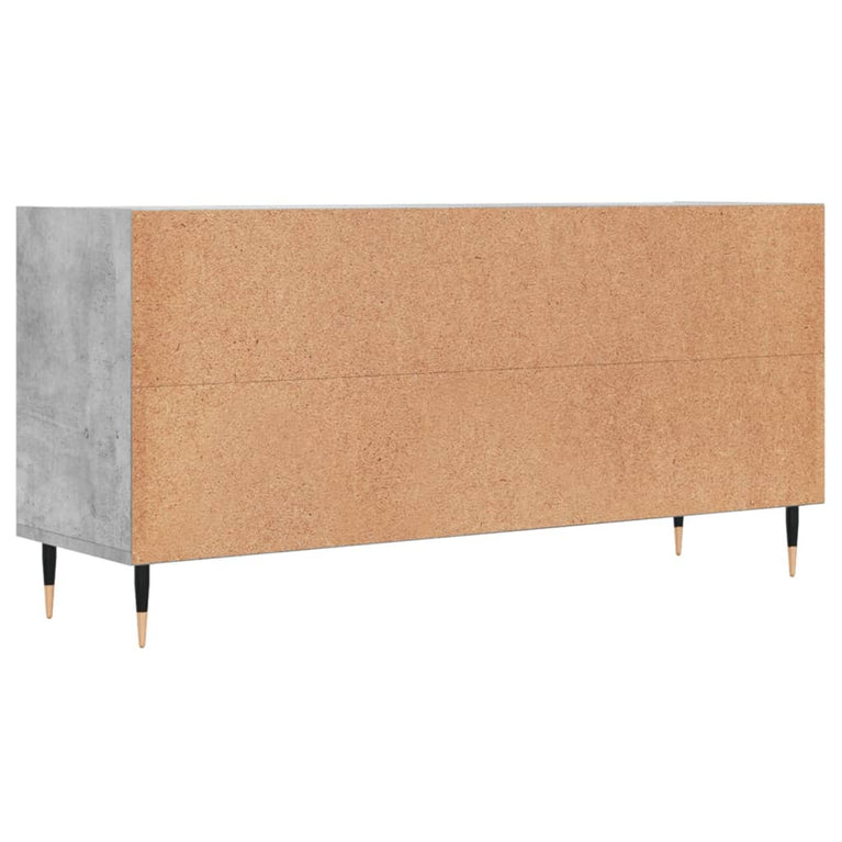 Tv-meubel 103,5x30x50 cm bewerkt hout betongrijs MeubelReus