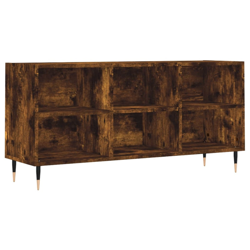 Tv-meubel 103,5x30x50 cm bewerkt hout gerookt eikenkleurig MeubelReus