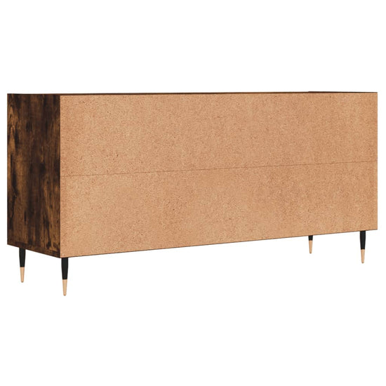 Tv-meubel 103,5x30x50 cm bewerkt hout gerookt eikenkleurig MeubelReus