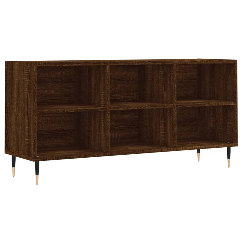 Tv-meubel 103,5x30x50 cm bewerkt hout bruin eikenkleur MeubelReus