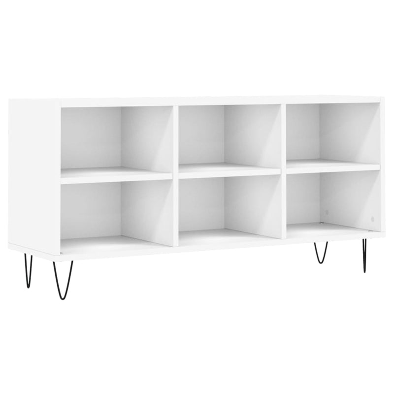 Tv-meubel 103,5x30x50 cm bewerkt hout wit MeubelReus