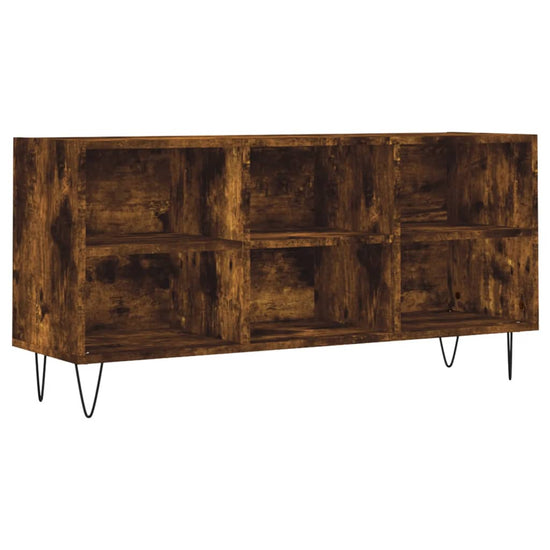Tv-meubel 103,5x30x50 cm bewerkt hout gerookt eikenkleurig MeubelReus