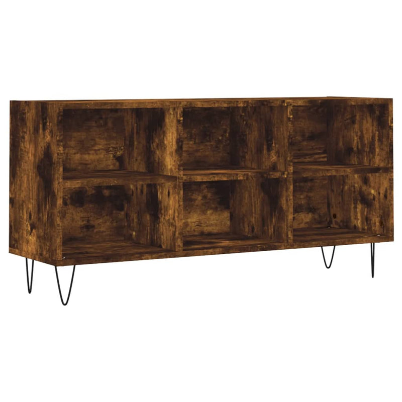 Tv-meubel 103,5x30x50 cm bewerkt hout gerookt eikenkleurig MeubelReus