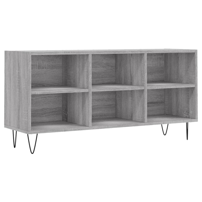 Tv-meubel 103,5x30x50 cm bewerkt hout grijs sonoma eikenkleurig MeubelReus