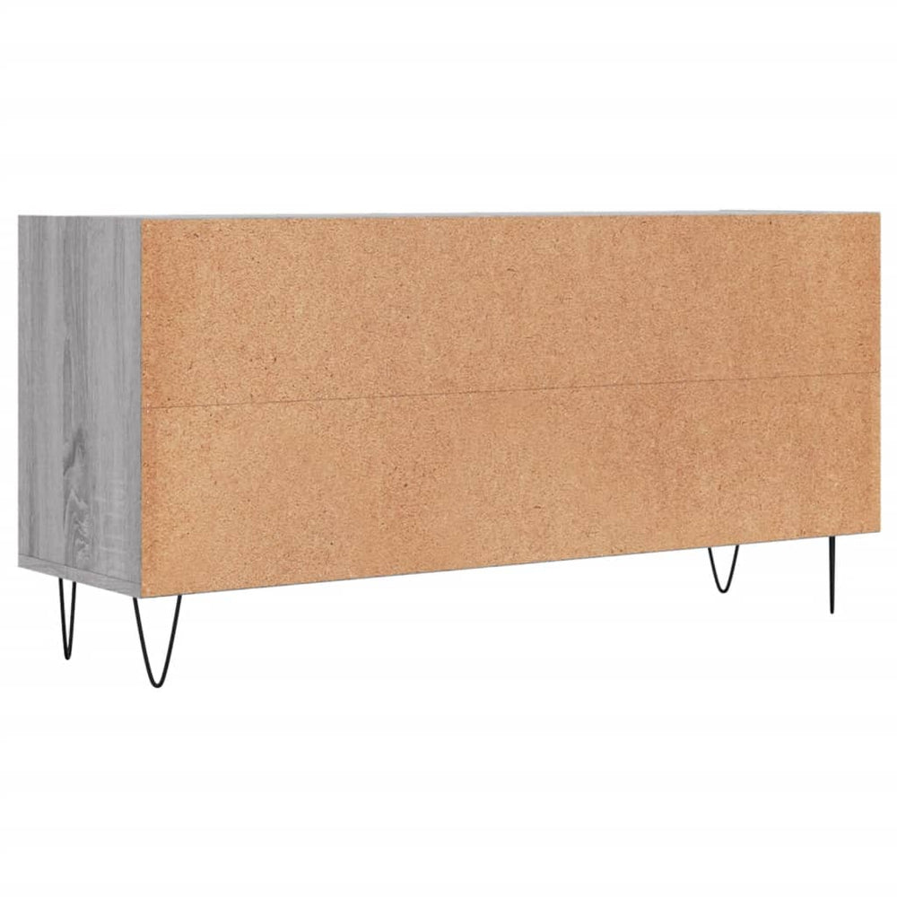 Tv-meubel 103,5x30x50 cm bewerkt hout grijs sonoma eikenkleurig MeubelReus