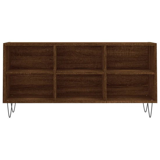 Tv-meubel 103,5x30x50 cm bewerkt hout bruin eikenkleur MeubelReus