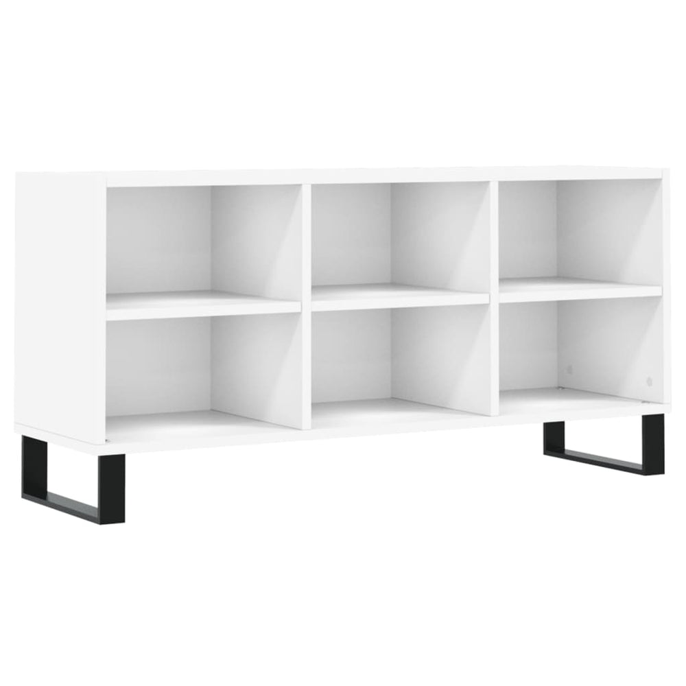 Tv-meubel 103,5x30x50 cm bewerkt hout wit MeubelReus