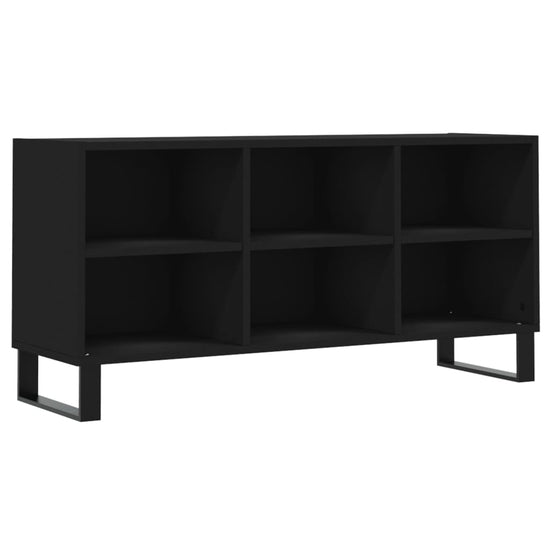 Tv-meubel 103,5x30x50 cm bewerkt hout zwart MeubelReus