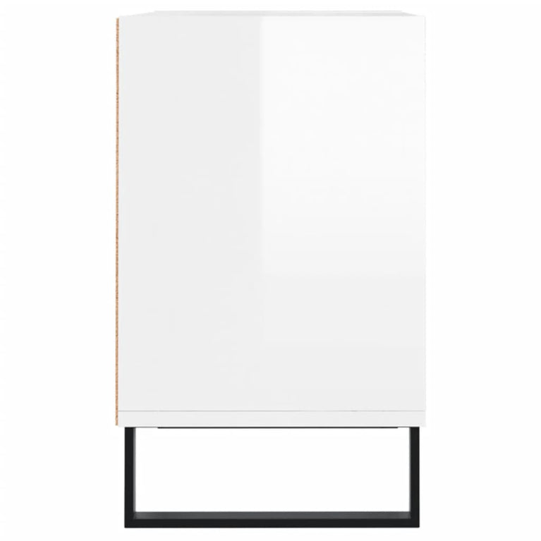 Tv-meubel 103,5x30x50 cm bewerkt hout hoogglans wit MeubelReus