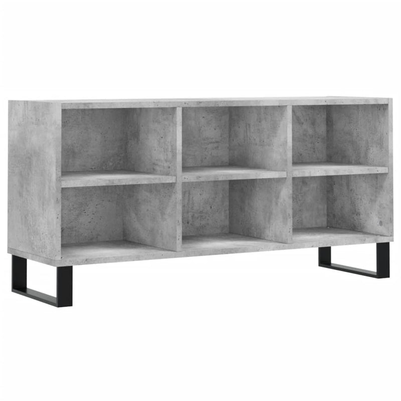 Tv-meubel 103,5x30x50 cm bewerkt hout betongrijs MeubelReus