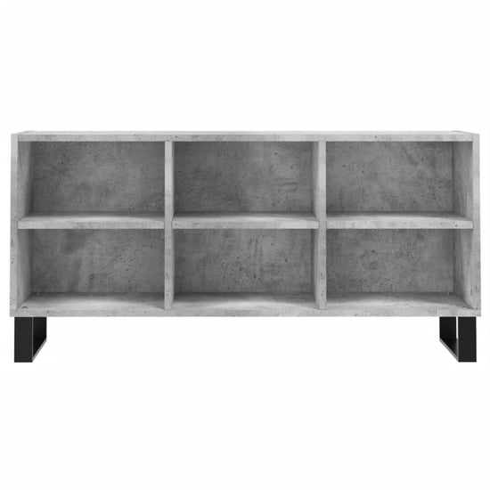 Tv-meubel 103,5x30x50 cm bewerkt hout betongrijs MeubelReus