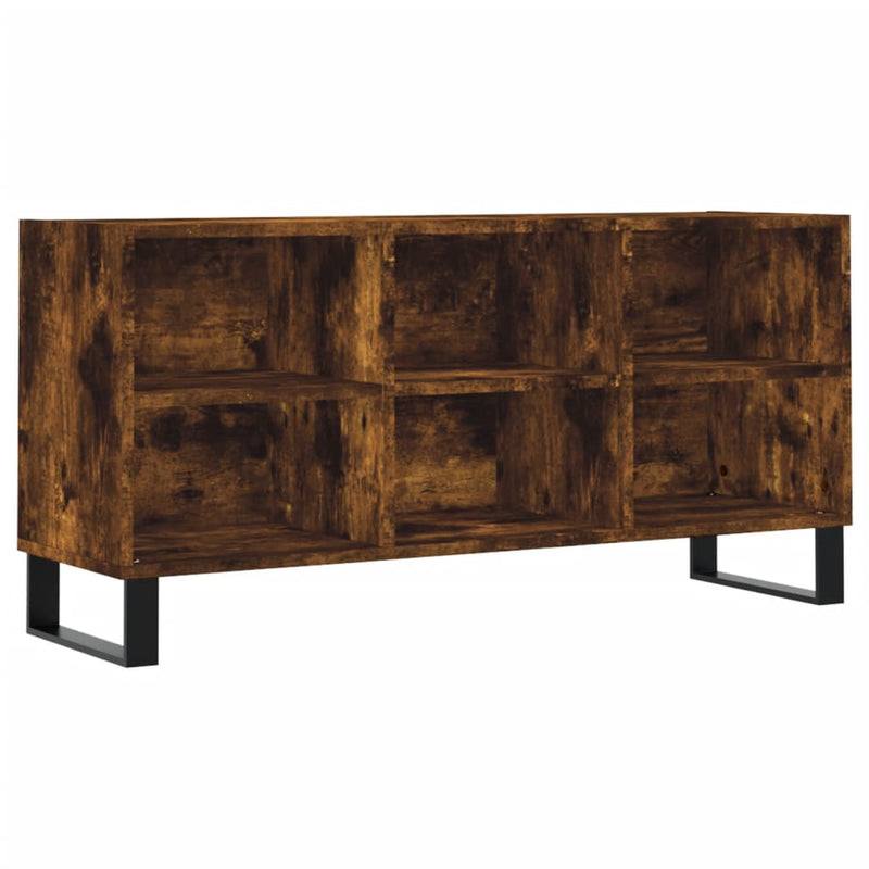 Tv-meubel 103,5x30x50 cm bewerkt hout gerookt eikenkleurig MeubelReus