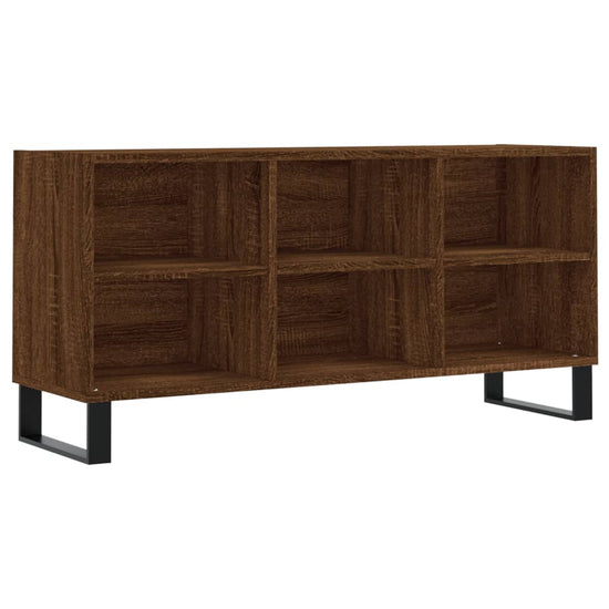 Tv-meubel 103,5x30x50 cm bewerkt hout bruin eikenkleur MeubelReus
