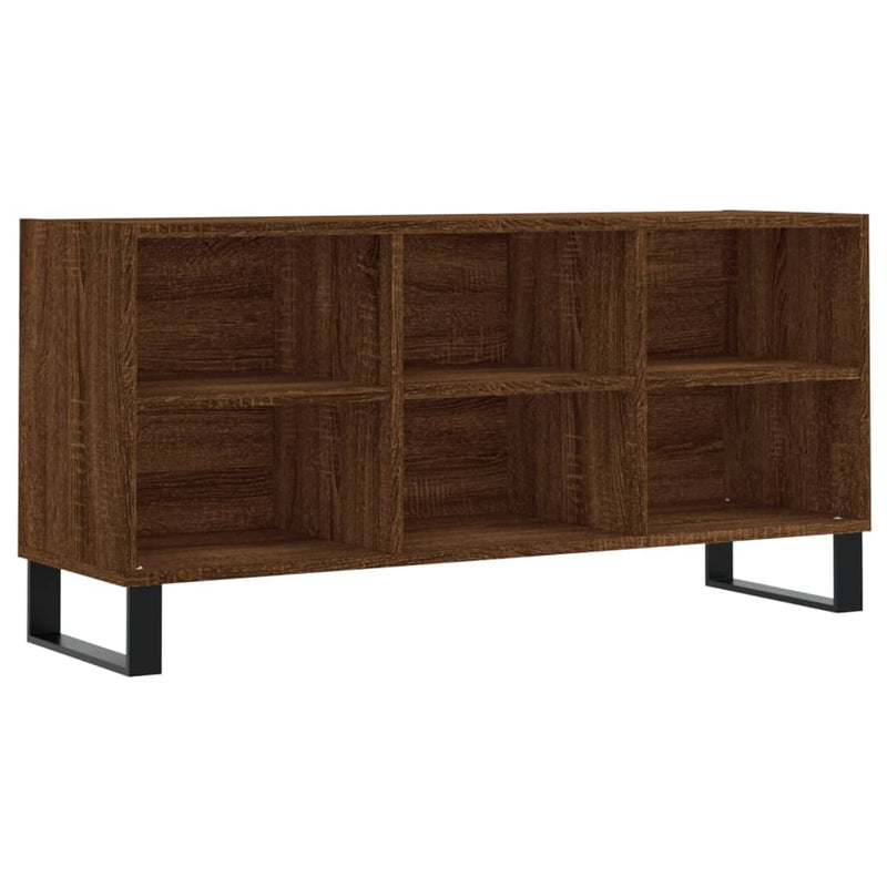 Tv-meubel 103,5x30x50 cm bewerkt hout bruin eikenkleur MeubelReus