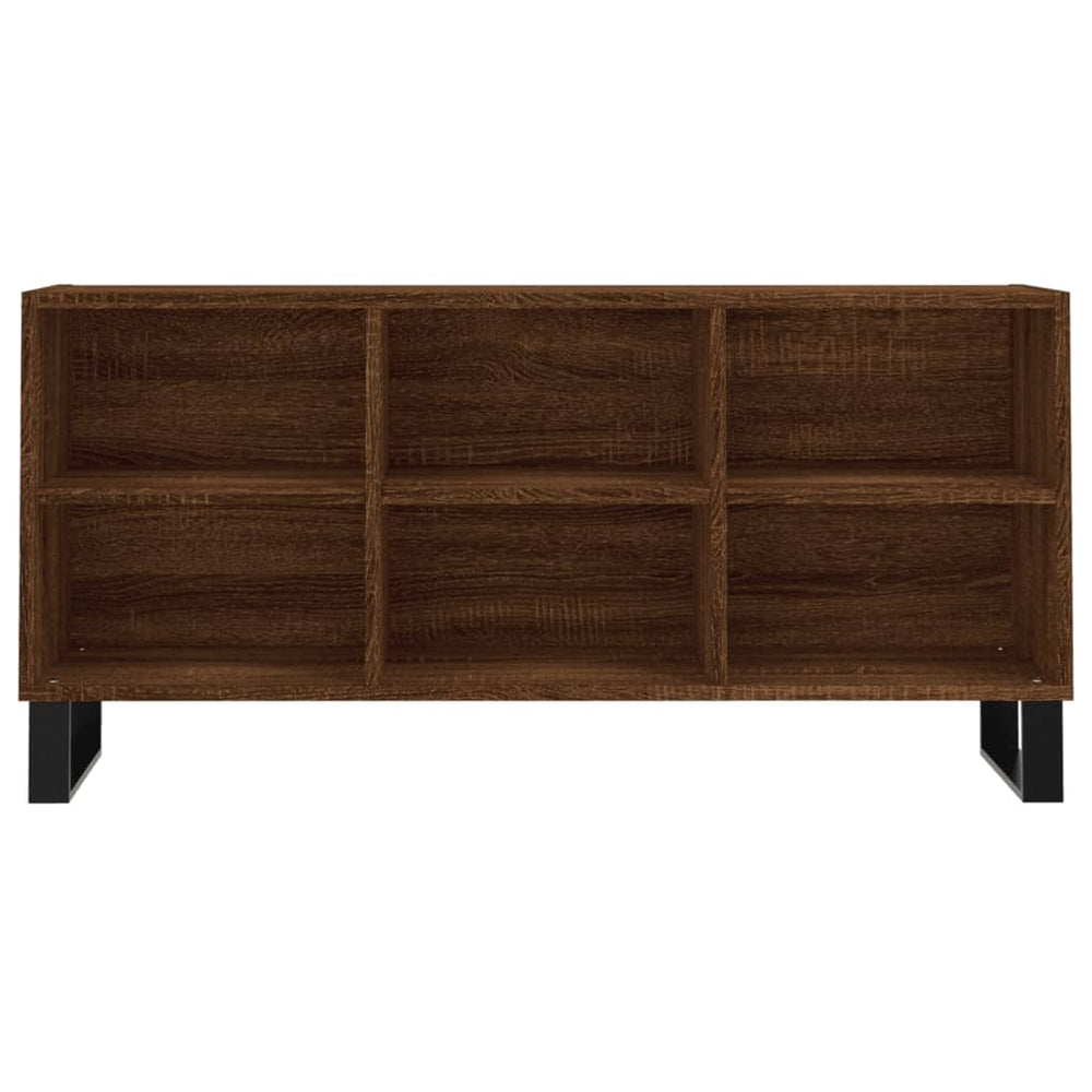 Tv-meubel 103,5x30x50 cm bewerkt hout bruin eikenkleur MeubelReus