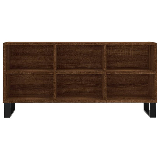 Tv-meubel 103,5x30x50 cm bewerkt hout bruin eikenkleur MeubelReus