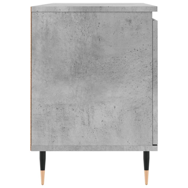 Tv-meubel 104x35x50 cm bewerkt hout betongrijs MeubelReus
