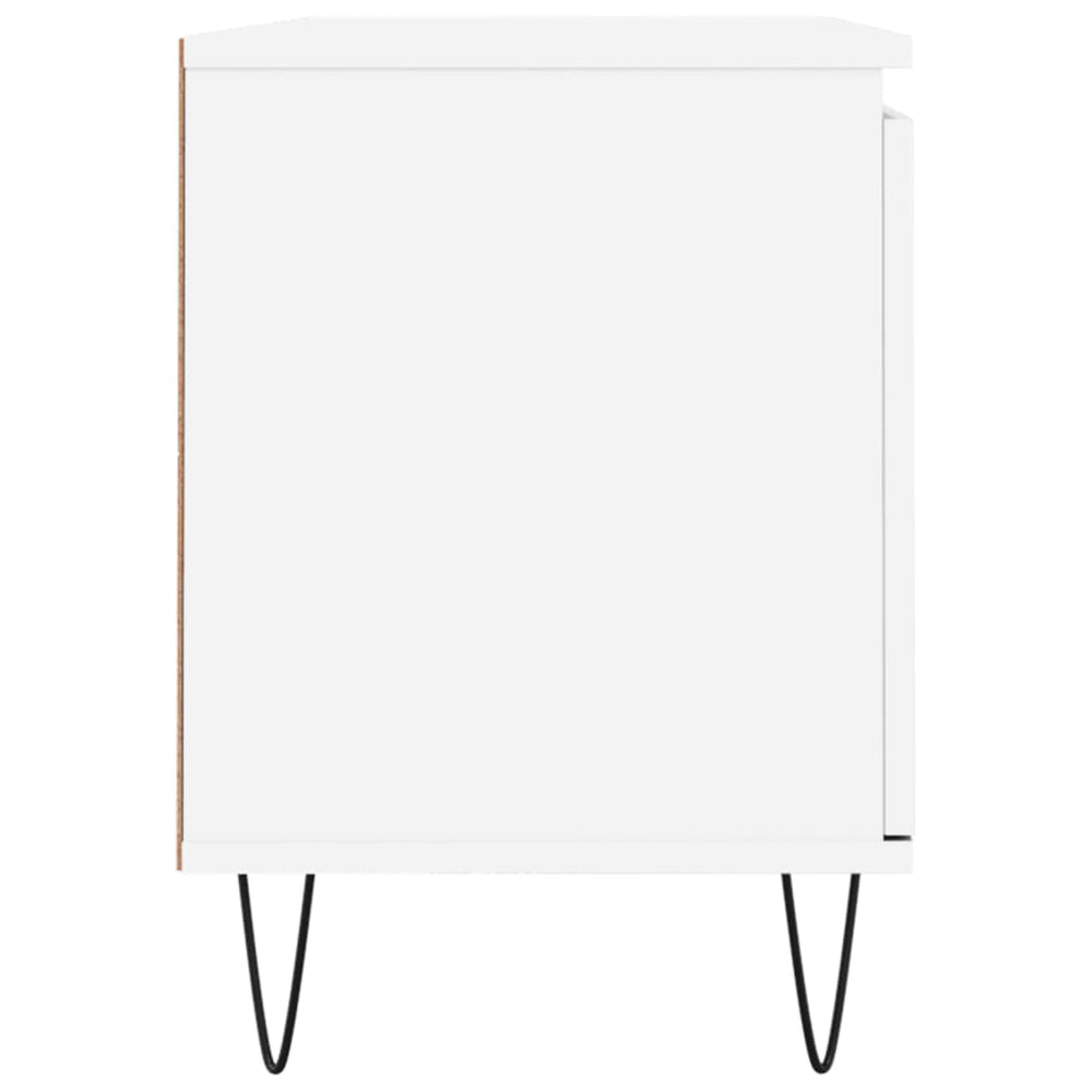 Tv-meubel 104x35x50 cm bewerkt hout wit MeubelReus
