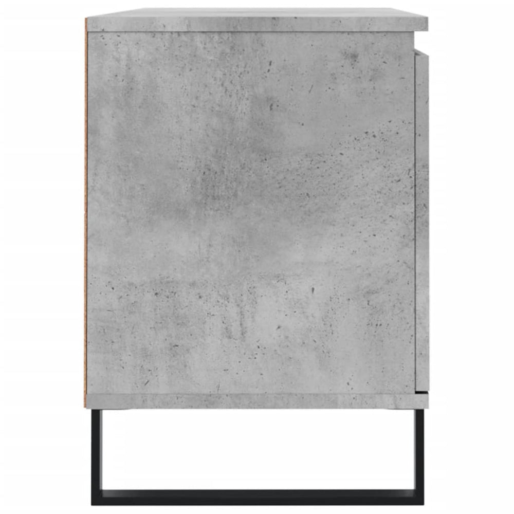 Tv-meubel 104x35x50 cm bewerkt hout betongrijs MeubelReus