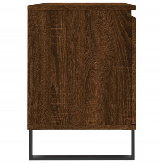 Tv-meubel 104x35x50 cm bewerkt hout bruin eikenkleur MeubelReus