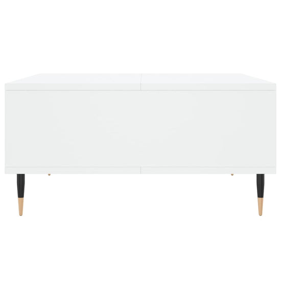 Salontafel 60x60x30 cm bewerkt hout wit MeubelReus