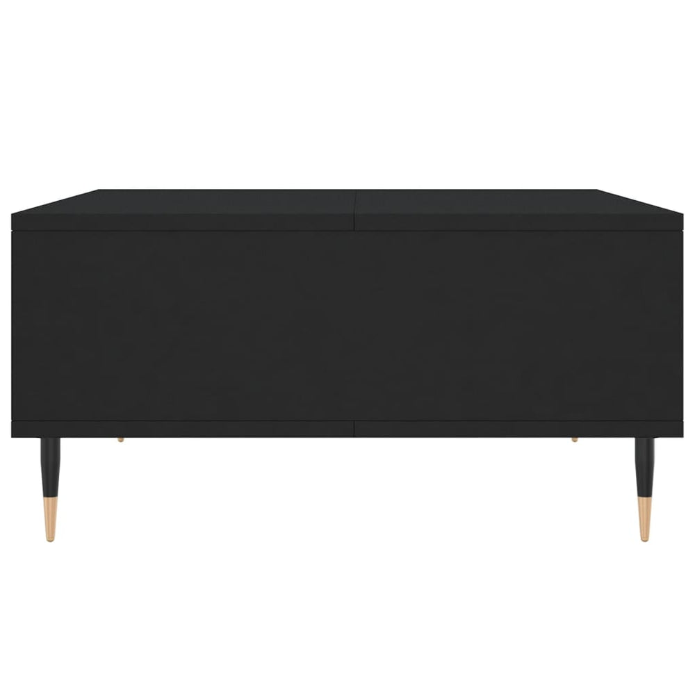 Salontafel 60x60x30 cm bewerkt hout zwart MeubelReus