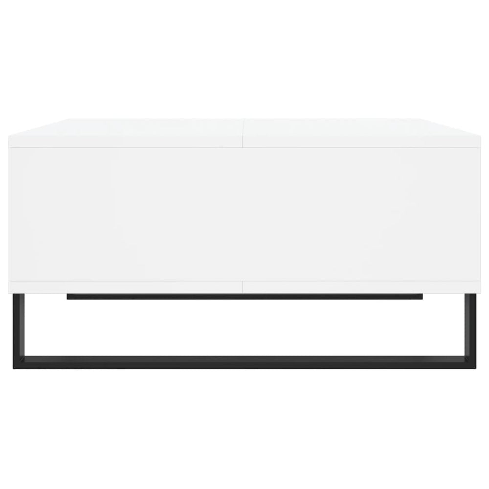 Salontafel 60x60x30 cm bewerkt hout wit MeubelReus