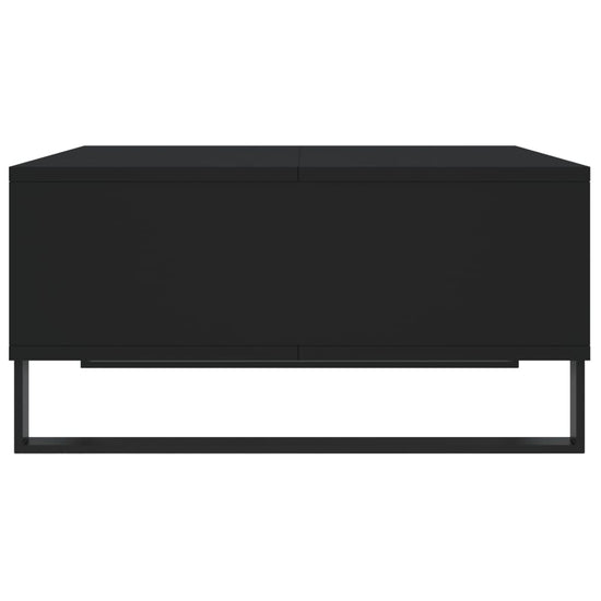 Salontafel 60x60x30 cm bewerkt hout zwart MeubelReus