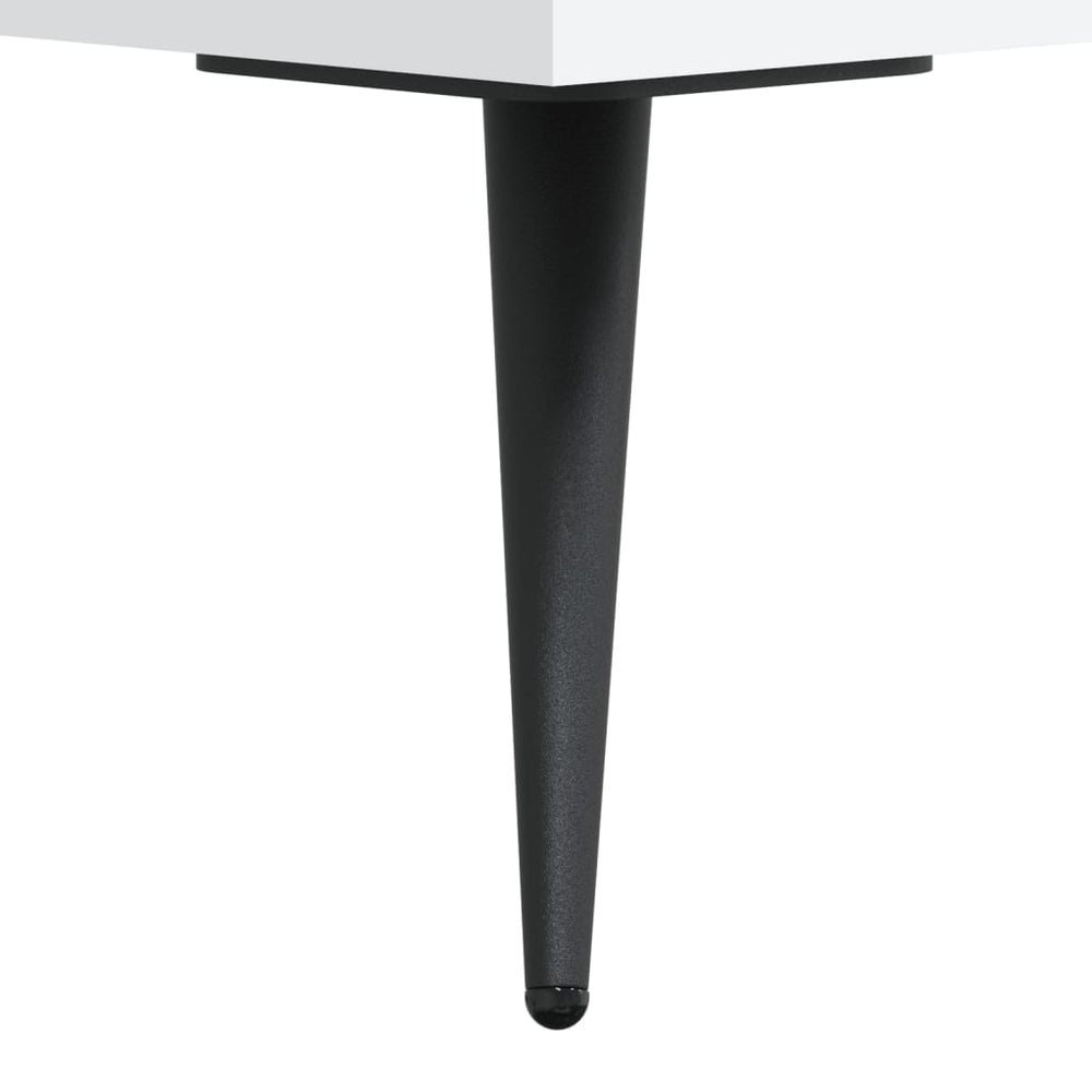 Nachtkastjes 2 st 40x35x47,5 cm bewerkt hout wit MeubelReus