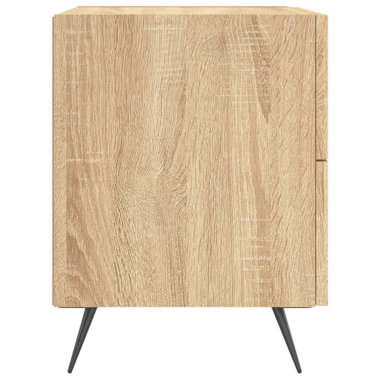 Nachtkastjes 2 st 40x35x47,5 cm bewerkt hout sonoma eikenkleur MeubelReus