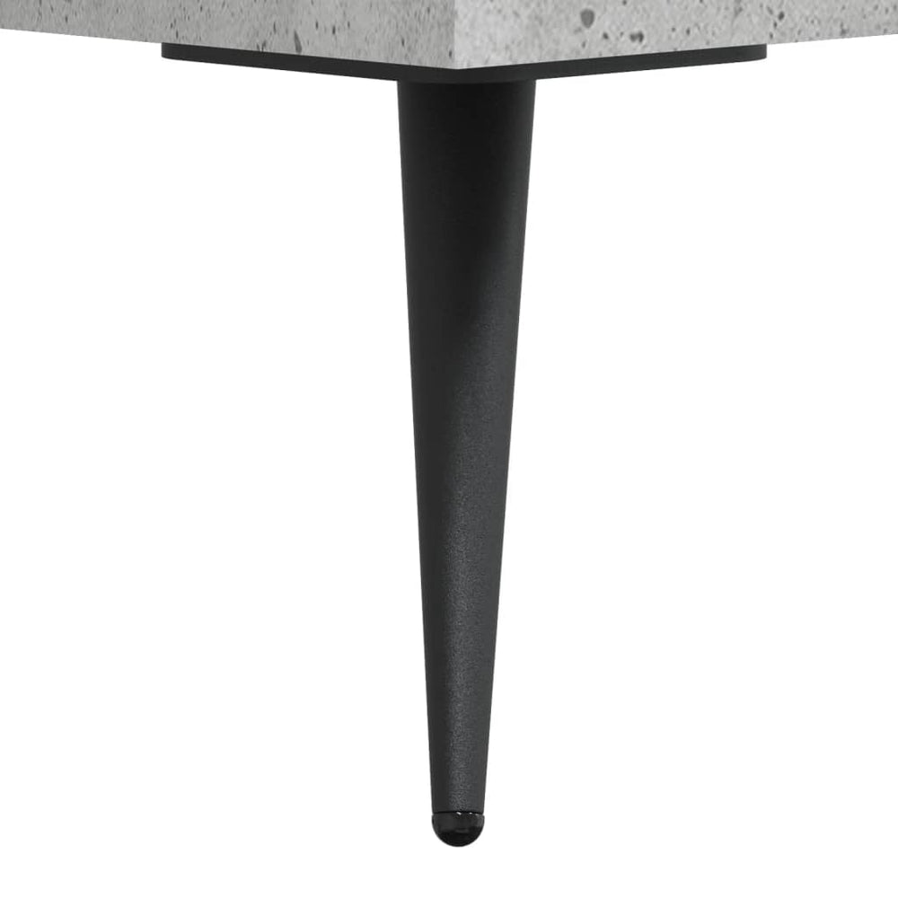 Nachtkastje 40x35x47,5 cm bewerkt hout betongrijs MeubelReus
