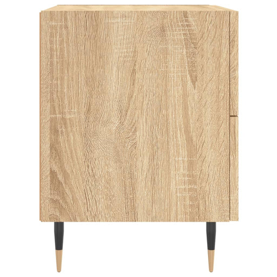 Nachtkastjes 2 st 40x35x47,5 cm bewerkt hout sonoma eikenkleur MeubelReus