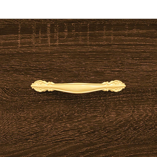 Nachtkastje 40x35x47,5 cm bewerkt hout bruin eikenkleur MeubelReus