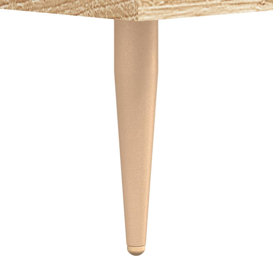 Nachtkastjes 2 st 40x35x47,5 cm bewerkt hout sonoma eikenkleur MeubelReus