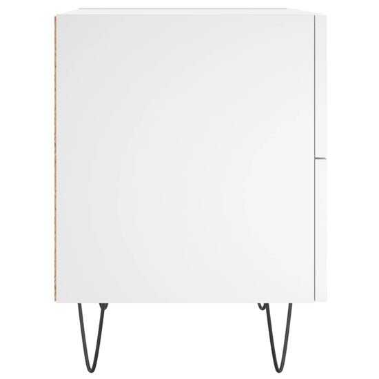Nachtkastjes 2 st 40x35x47,5 cm bewerkt hout wit MeubelReus