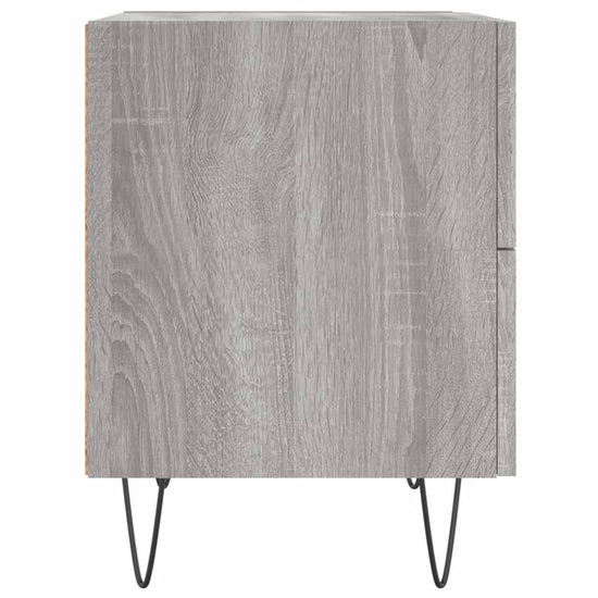 Nachtkastjes 2 st 40x35x47,5 cm bewerkt hout grijs sonoma eiken MeubelReus