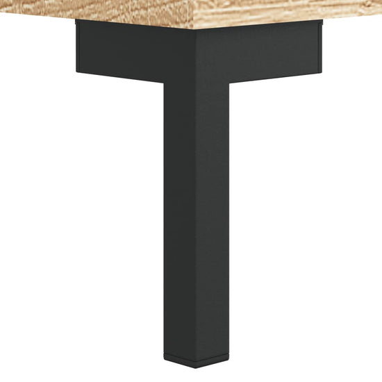 Nachtkastjes 2 st 40x35x47,5 cm bewerkt hout sonoma eikenkleur MeubelReus