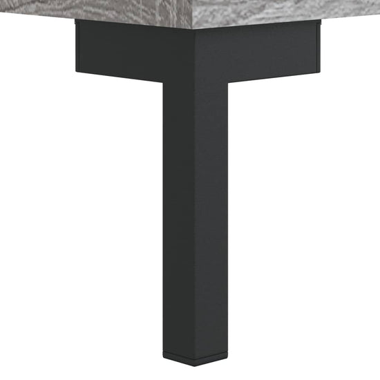 Nachtkastjes 2 st 40x35x47,5 cm bewerkt hout grijs sonoma eiken MeubelReus