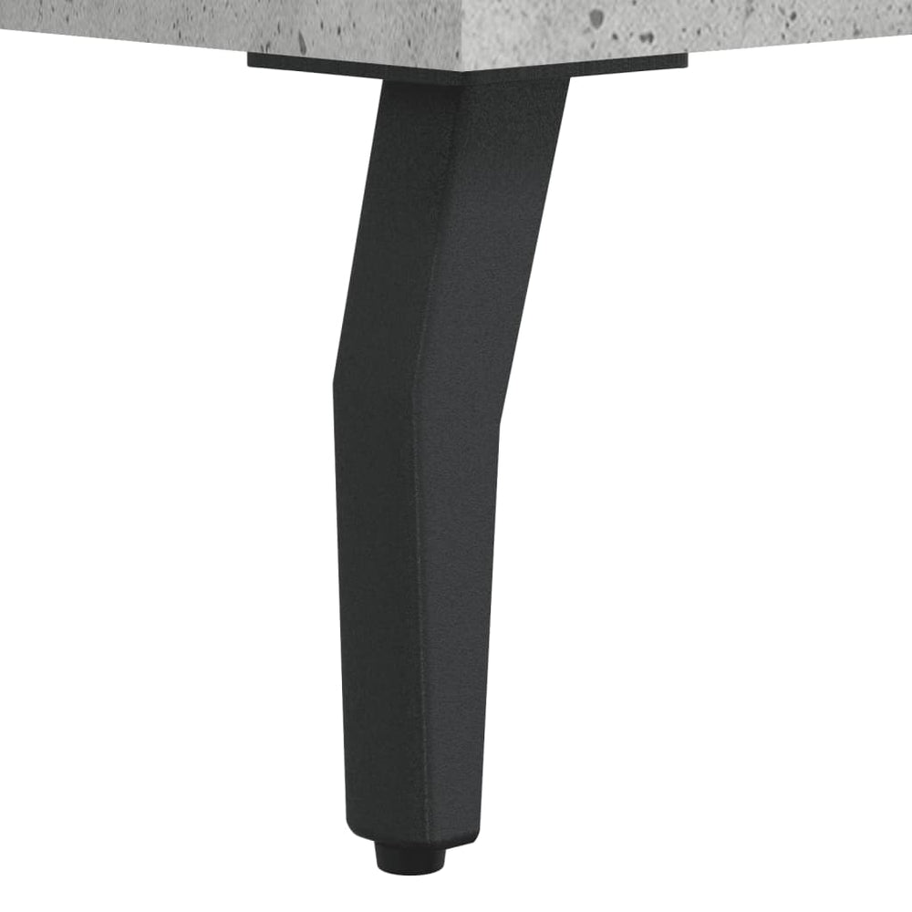 Nachtkastje 40x35x47,5 cm bewerkt hout betongrijs MeubelReus