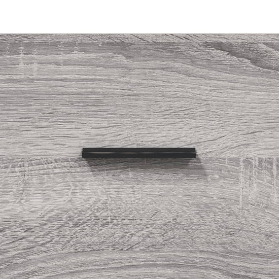 Nachtkastje 40x35x47,5 cm bewerkt hout grijs sonoma eikenkleur MeubelReus