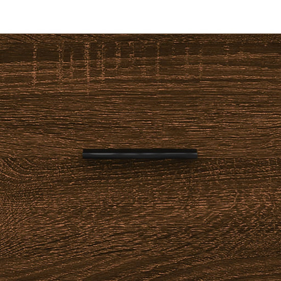 Nachtkastje 40x35x47,5 cm bewerkt hout bruin eikenkleur MeubelReus