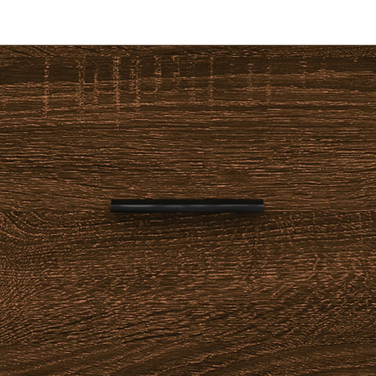 Nachtkastje 40x35x47,5 cm bewerkt hout bruin eikenkleur MeubelReus