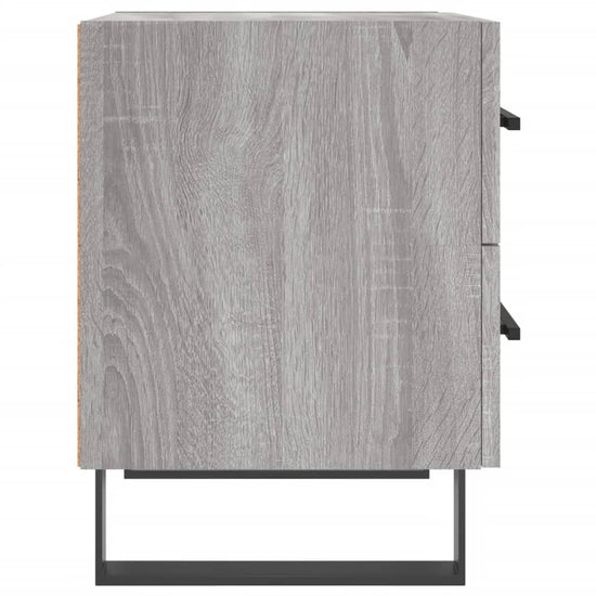 Nachtkastjes 2 st 40x35x47,5 cm bewerkt hout grijs sonoma eiken MeubelReus