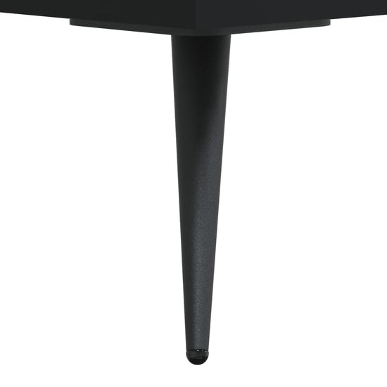 Nachtkastjes 2 st 40x35x47,5 cm bewerkt hout zwart MeubelReus